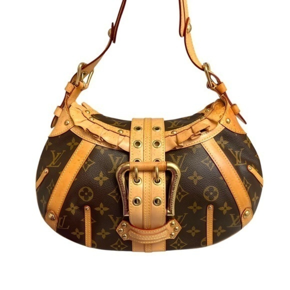 Louis Vuitton limited edition RARE Leonor ruffled leather bag